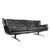 Modernistyczna sofa skórzana Skjold Sørensen – Dania – lata 60