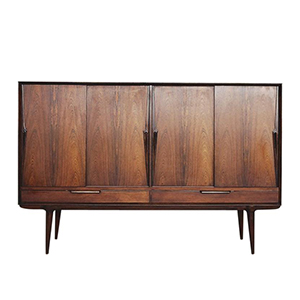 Palisandrowy highboard Model 13 – proj. G. Omann dla Omann Jun – Dania – lata 60
