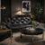 Skórzana sofa – proj. John-Bertil Häggström dla Swed-Form – Szwecja – lata 70