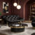 Skórzana sofa – proj. John-Bertil Häggström dla Swed-Form – Szwecja – lata 70