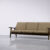 Komplet wypoczynkowy sofa + fotel GE-530 – proj. Hans J. Wegner dla Getama – Dania – lata 60