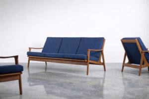 Komplet wypoczynkowy Mid-Century Modern – Parker Furniture – Australia – 1956 rok