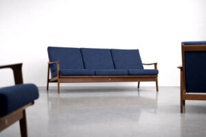 Komplet wypoczynkowy Mid-Century Modern – Parker Furniture – Australia – 1956 rok