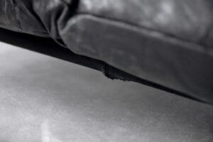 Skórzana sofa – proj. John-Bertil Häggström dla Swed-Form – Szwecja – lata 70