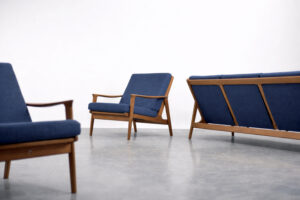 Komplet wypoczynkowy Mid-Century Modern – Parker Furniture – Australia – 1956 rok