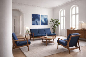 Komplet wypoczynkowy Mid-Century Modern – Parker Furniture – Australia – 1956 rok