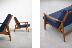 Komplet wypoczynkowy Mid-Century Modern – Parker Furniture – Australia – 1956 rok