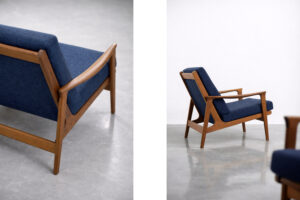 Komplet wypoczynkowy Mid-Century Modern – Parker Furniture – Australia – 1956 rok