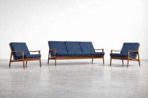 Komplet wypoczynkowy Mid-Century Modern – Parker Furniture – Australia – 1956 rok