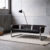 Brutalistyczna sofa skórzana – lata 50