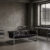 Brutalistyczna sofa skórzana – lata 50