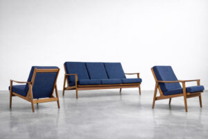 Komplet wypoczynkowy Mid-Century Modern – Parker Furniture – Australia – 1956 rok