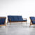 Komplet wypoczynkowy Mid-Century Modern – Parker Furniture – Australia – 1956 rok