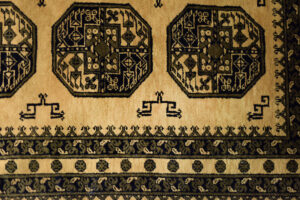 Dywan orientalny Afgan Gold Ersari – Afganistan – lata 30