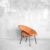 Fotel Balloon – proj. Lusch Erzeugnis dla Lusch & Co – Niemcy – lata 60