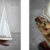 Drewniany model jachtu J-Class Ranger J5 – Skandynawia – lata 60