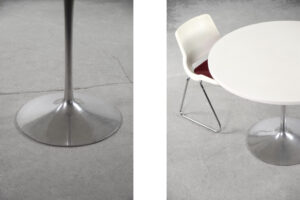 Modernistyczny stół okrągły – Skandynawia – lata 70