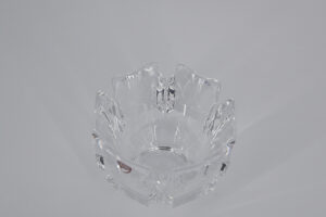 Kryształowa miska Corona Bowl – proj. Lars Hellsten dla Orrefors – Szwecja – lata 70