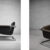 Brutalistyczna sofa skórzana – lata 50