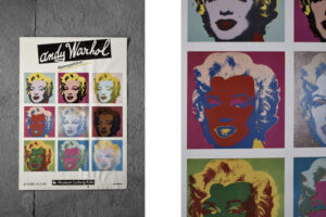 Oryginalny plakat z wystawy Andy’ego Warhola – Marilyn Monroe RETROSPECTIVE – Museum Ludwig Köln – 1989/1990