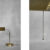 Mosiężna lampa biurkowa z łańcuszkiem – Karstadt AG – Niemcy – lata 70