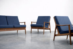 Komplet wypoczynkowy Mid-Century Modern – Parker Furniture – Australia – 1956 rok