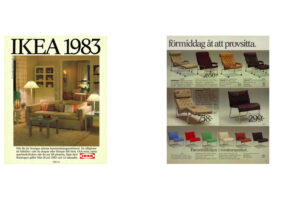 Para foteli ze skóry SET, IKEA, Szwecja, lata 80. - Mid-Century Modern design od GARAGE GARAGE