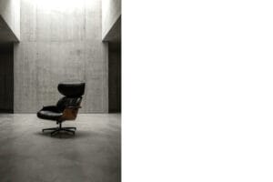 Obrotowy fotel Mr. Chair – proj. G. Mulhauser dla Plycraft Inc. – Stany Zjednoczone – lata 60