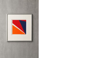Kolorowa serigrafia, Ole Folmer Hansen, Composition, 1998 - design od GARAGE GARAGE