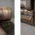 Dwuosobowa brutalistyczna skórzana sofa z funkcją spania, Niemcy, lata 70. - Brutalizm design od GARAGE GARAGE