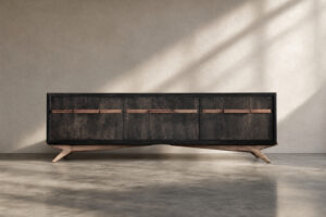 Brutalistyczny sideboard, Skandynawia, lata 60. - Brutalizm design od GARAGE GARAGE