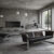 Brutalistyczna sofa skórzana – lata 50