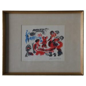 Litografia kolorowa – Paul Holsby – Yster lek – 1967