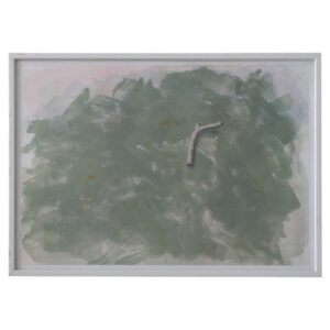 Kolorowa litografia – Lennart Aschenbrenner – Composition with stick – 1986