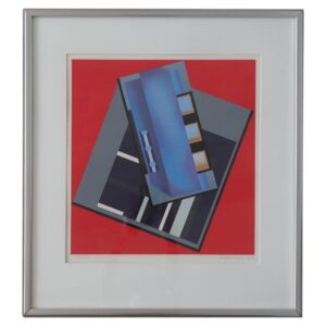 Serigrafia barwna – Peder Duke – Kompozycja – 1989