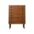 Wysoka tekowa komoda typu Highboy z szufladami – Dania – lata 60