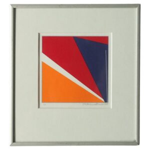 Kolorowa serigrafia – Ole Folmer Hansen – Composition – 1998