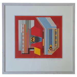 Serigrafia barwna – Peder Duke – Kompozycja – 1992