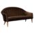Brązowa sofa Paradiset – proj. Kerstin Hörlin-Holmquist dla Nordiska Kompaniet – Szwecja – lata 50