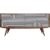 Krótki sideboard z linearnym wzorem – Skandynawia – lata 60