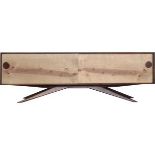 Organiczny sideboard Mid-Century Modern – Norwegia – lata 60
