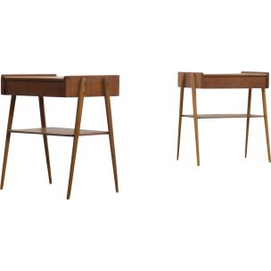 Komplet stolików nocnych – AB Carlström & Co Möbelfabrik – Szwecja – lata 50