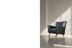 Skórzany fotel, Rolf Benz, Niemcy, lata 80. - Mid-Century Modern design od GARAGE GARAGE