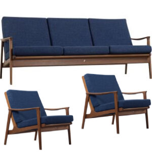 Komplet wypoczynkowy Mid-Century Modern – Parker Furniture – Australia – 1956 rok