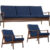 Komplet wypoczynkowy Mid-Century Modern – Parker Furniture – Australia – 1956 rok