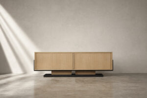 Roletowy sideboard w stylu Bauhaus, Niemcy, lata 60. - Bauhaus design od GARAGE GARAGE