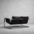 Brutalistyczna sofa skórzana – lata 50