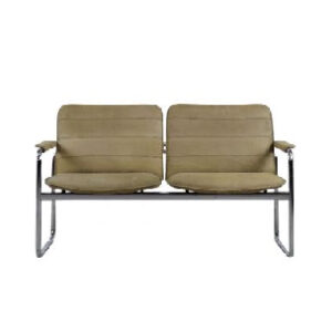 Skórzana sofa dwuosobowa – Niemcy – lata 60