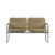 Skórzana sofa dwuosobowa – Niemcy – lata 60