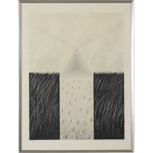 Kolorowa litografia – Matti Koskela – Salattu maa – 1987